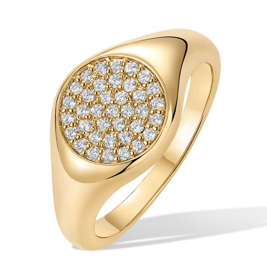 Bague Chevalière Dorée