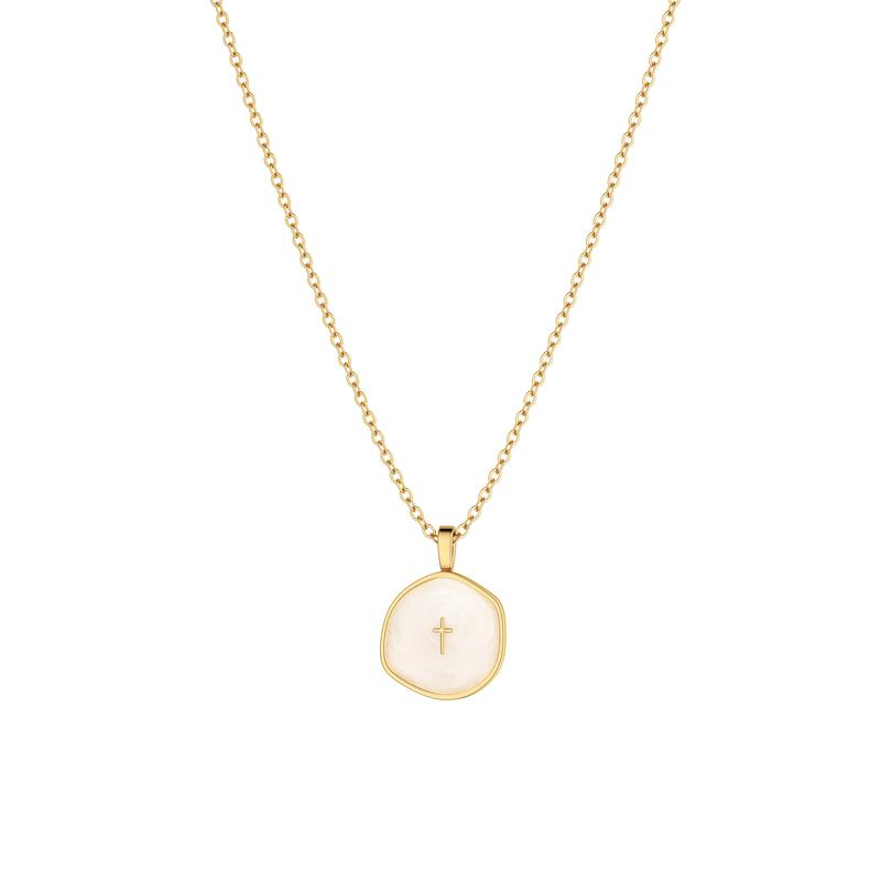 Collier Croix Délicat 18K
