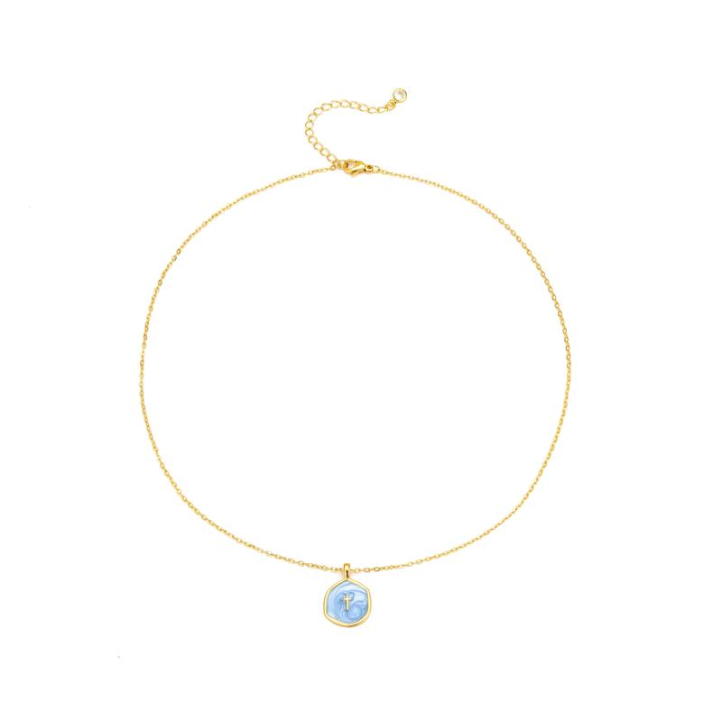 Collier Croix Délicat 18K