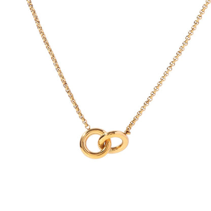 Collier Anneaux Entrelacés