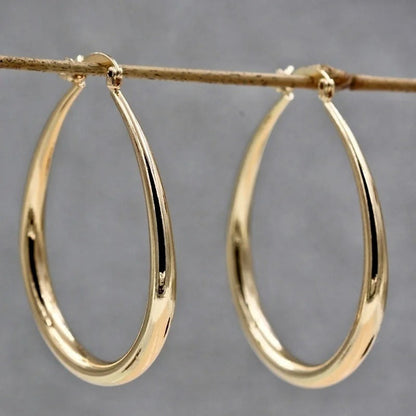 Boucles d'Oreilles Créoles Lisses