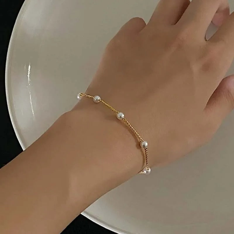Bracelet Perles Minimaliste