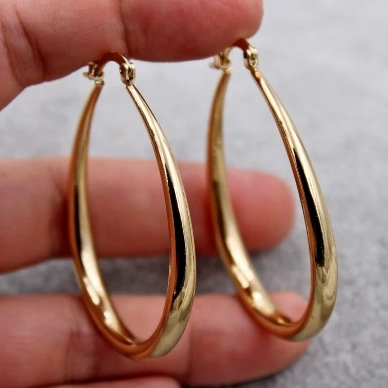Boucles d'Oreilles Créoles Lisses