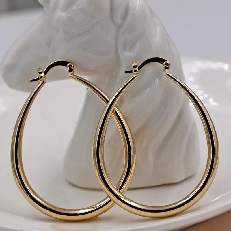 Boucles d'Oreilles Créoles Lisses
