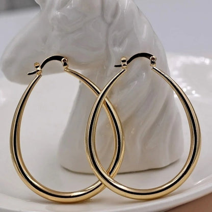 Boucles d'Oreilles Créoles Lisses