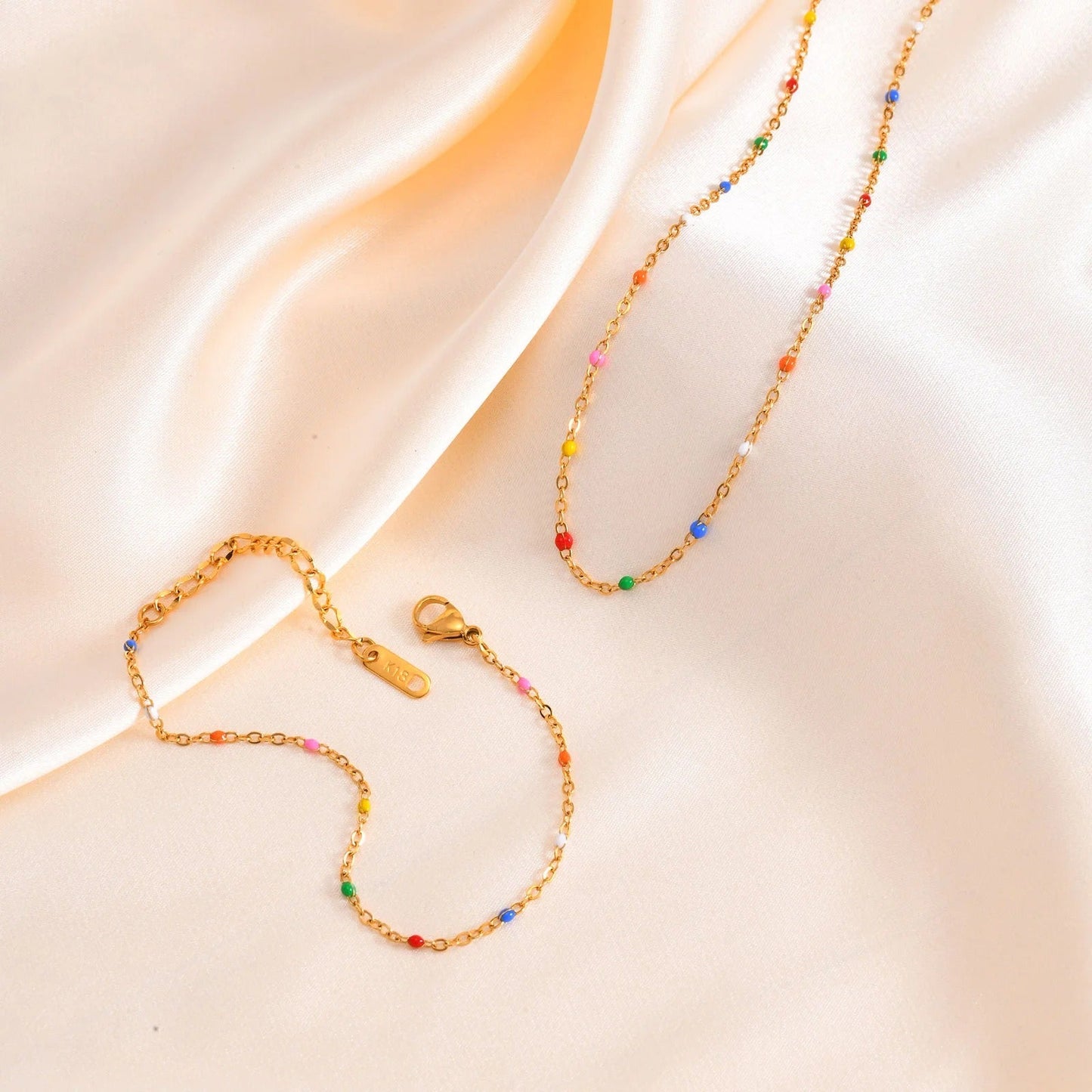 Bracelet Perles Colorées