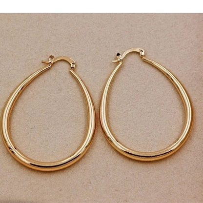 Boucles d'Oreilles Créoles Lisses