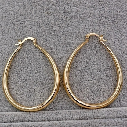 Boucles d'Oreilles Créoles Lisses