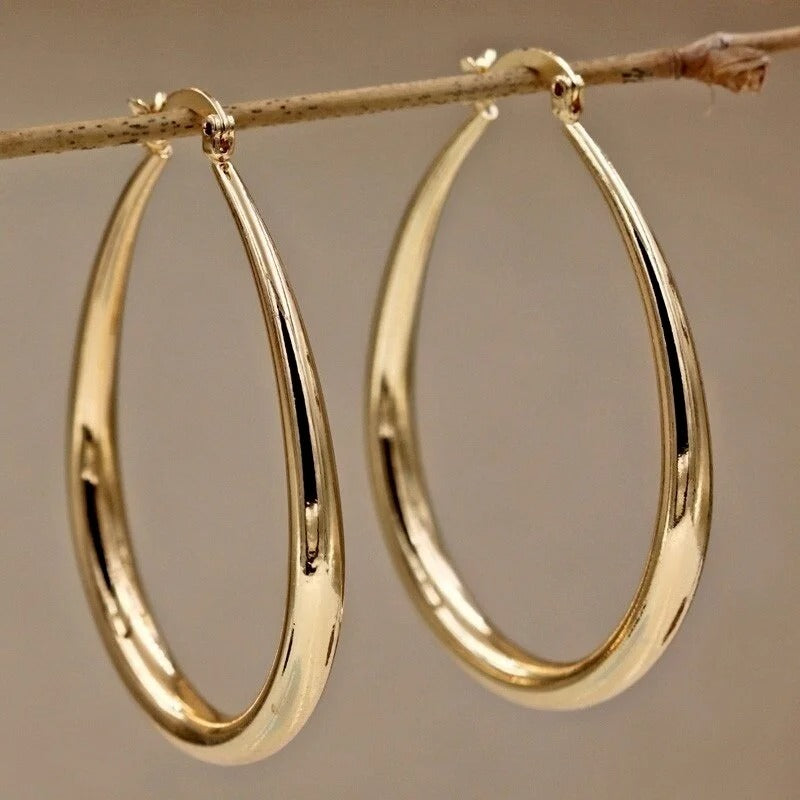 Boucles d'Oreilles Créoles Lisses