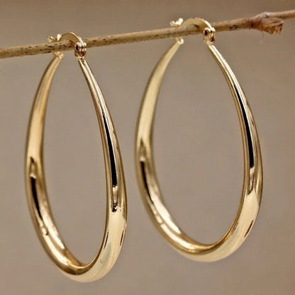 Boucles d'Oreilles Créoles Lisses