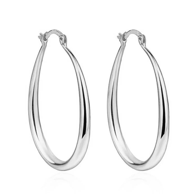 Boucles d'Oreilles Créoles Lisses
