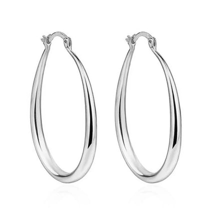 Boucles d'Oreilles Créoles Lisses