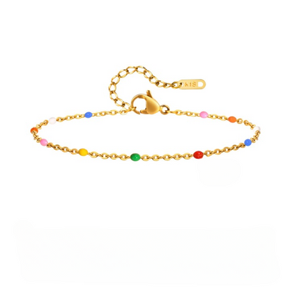 Bracelet Perles Colorées