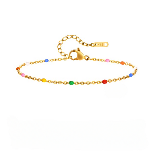 Bracelet Perles Colorées