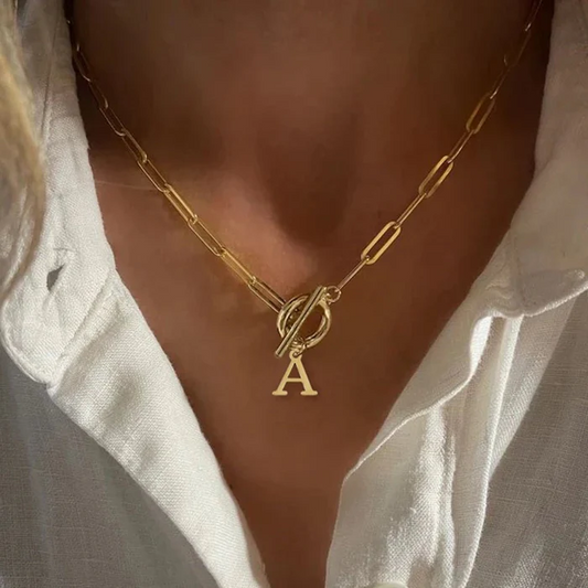 Collier Chaîne Trombone Initiale